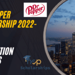  Dr. Pepper Scholarship 2022-2023 Application Process
