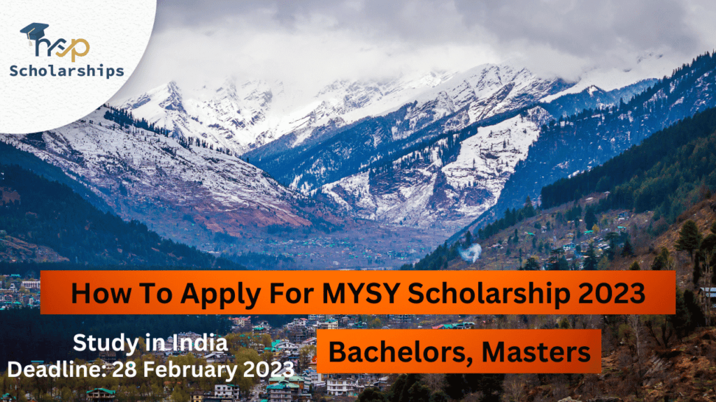 How To Apply For MYSY Scholarship 2023