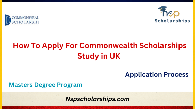 How To Apply For Commonwealth Scholarships 2024