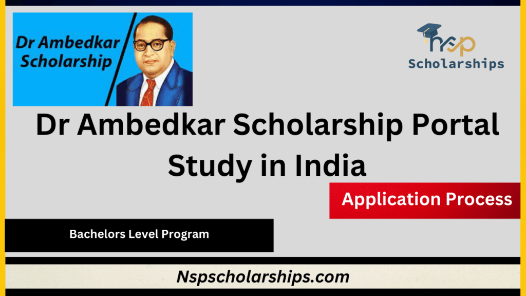 Dr Ambedkar Scholarship Portal 2024-Study in India