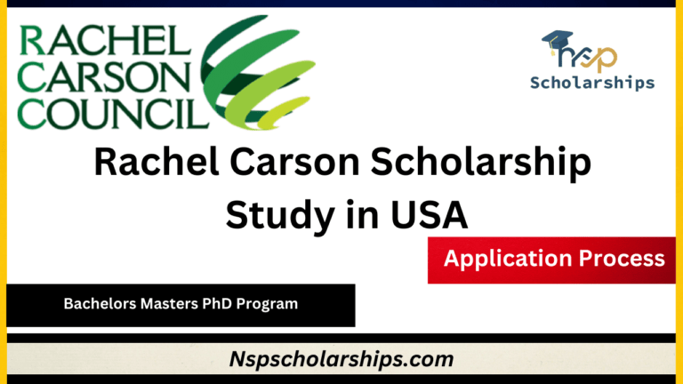 Rachel Carson Scholarship 2024-Study in USA