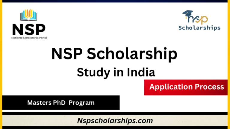NSP Scholarship 2024-Study in India