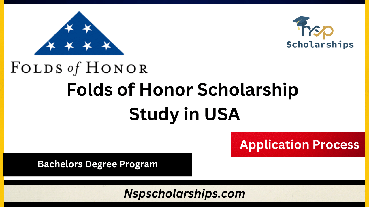 Folds of Honor Scholarship 2024-Study in USA