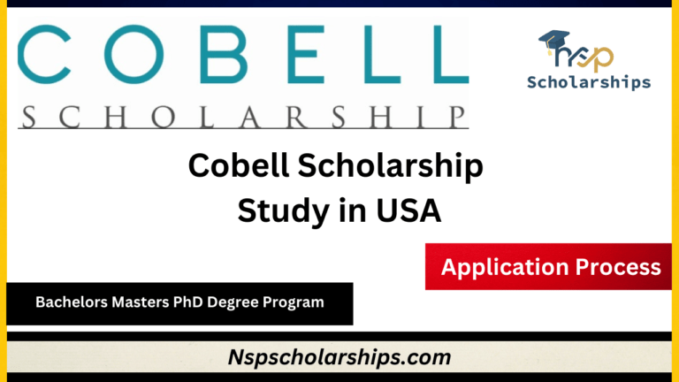 Cobell Scholarship 2024-Study in USA