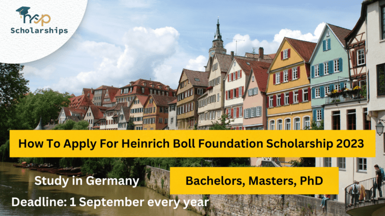 How To Apply For Heinrich Boll Foundation Scholarship 2023 