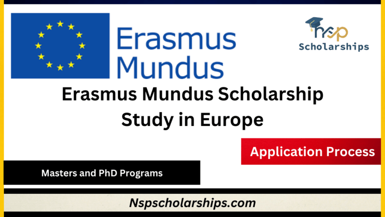 Erasmus Mundus Scholarship 2024-Study in Europe