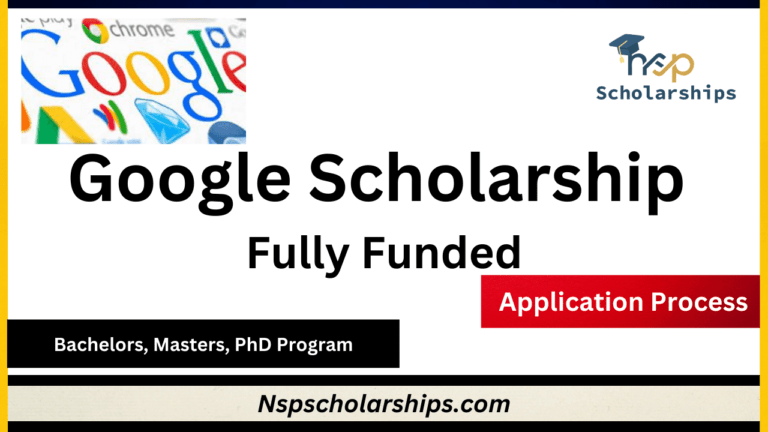 Google Scholarship 2024-Fully Funded