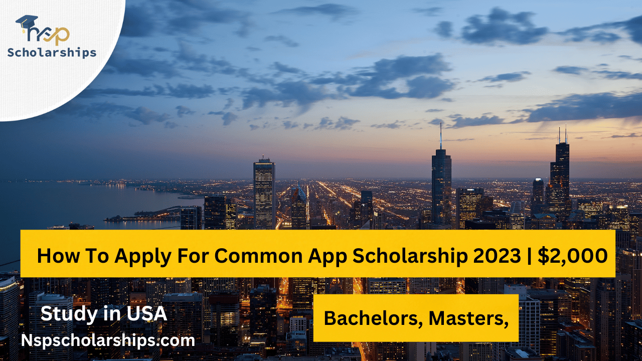 Common App Scholarship 2023 | $2,000