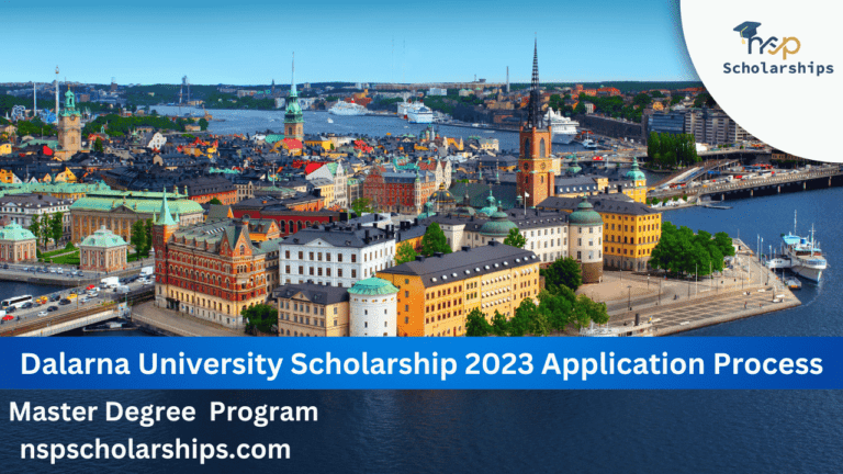 Dalarna University Scholarship 2023 Application Process