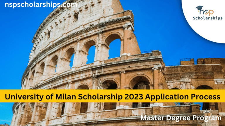 University of Milan Scholarship 2023 Application Process