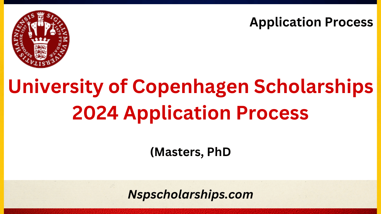 University of Copenhagen Scholarships 2024 Application Process