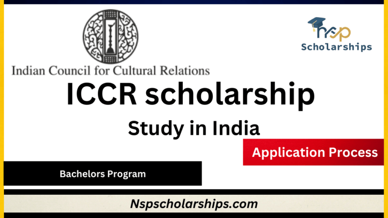 ICCR Scholarship 2024-Study in India