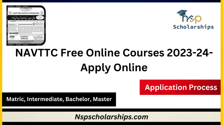 NAVTTC Free Online Courses 2023-24- Apply Online