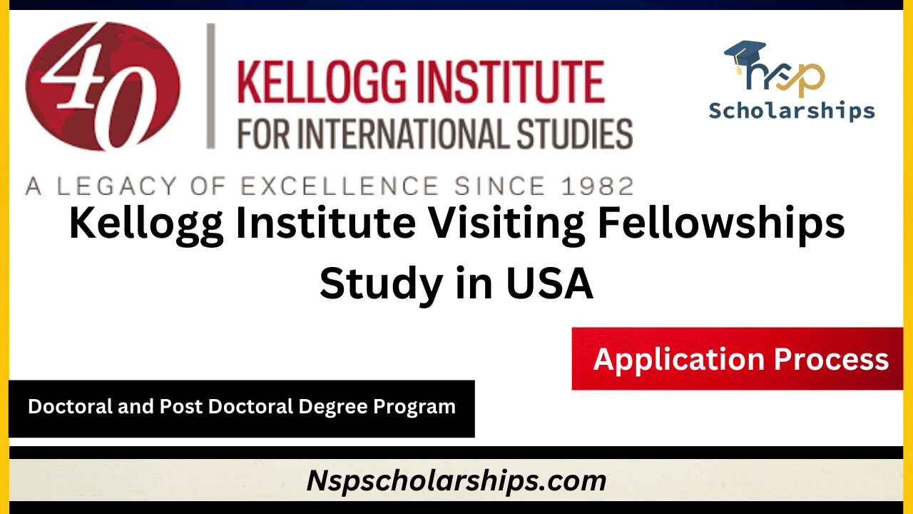 Kellogg Institute Visiting Fellowships 2024Study in USA