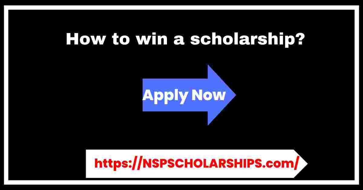 How to win a scholarship