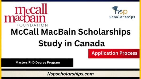 McCall MacBain Scholarships 2026-Study in Canada