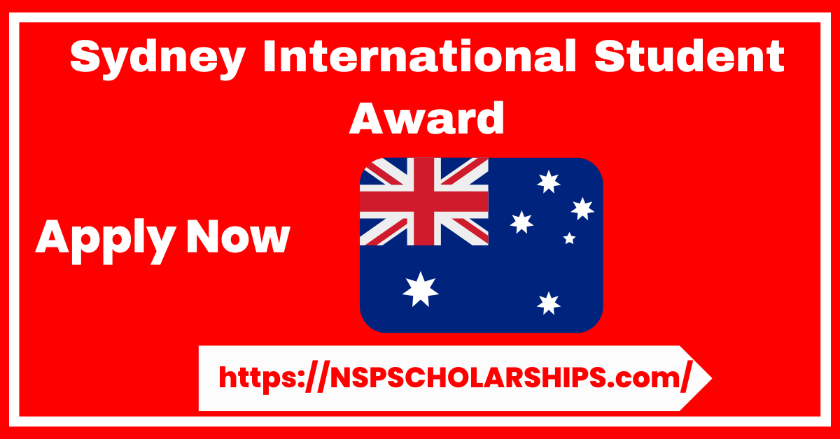 Sydney International Student Award 2025-2026