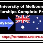 University of Melbourne Scholarships 2025 Complete Process