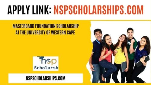 Mastercard Foundation Scholarship at the University of Western Cape 2026