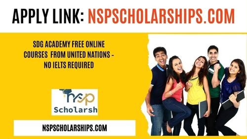 SDG Academy Free Online Courses 2025 from United Nations – No IELTS Required